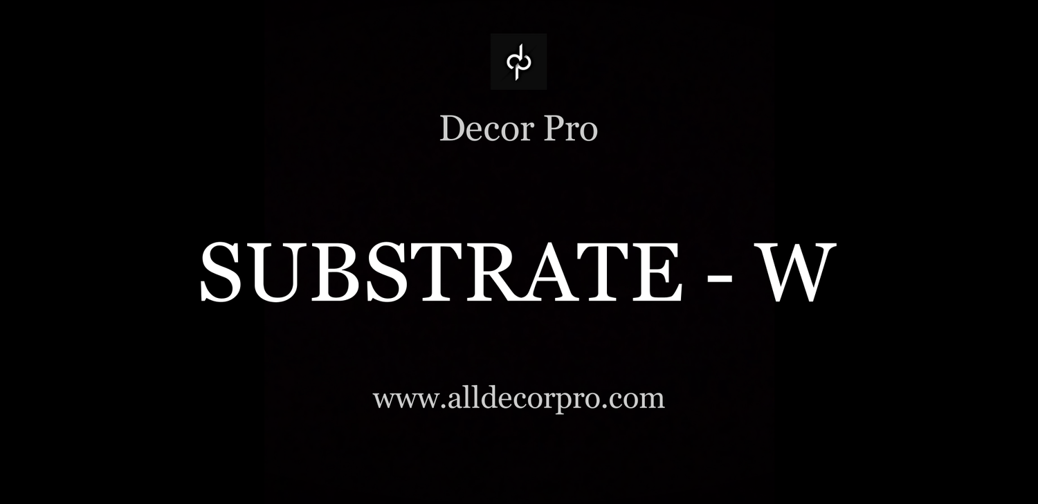 SUBSTRATE - W, подложка под декоративное покрытие ALUMINIUM EFFECT