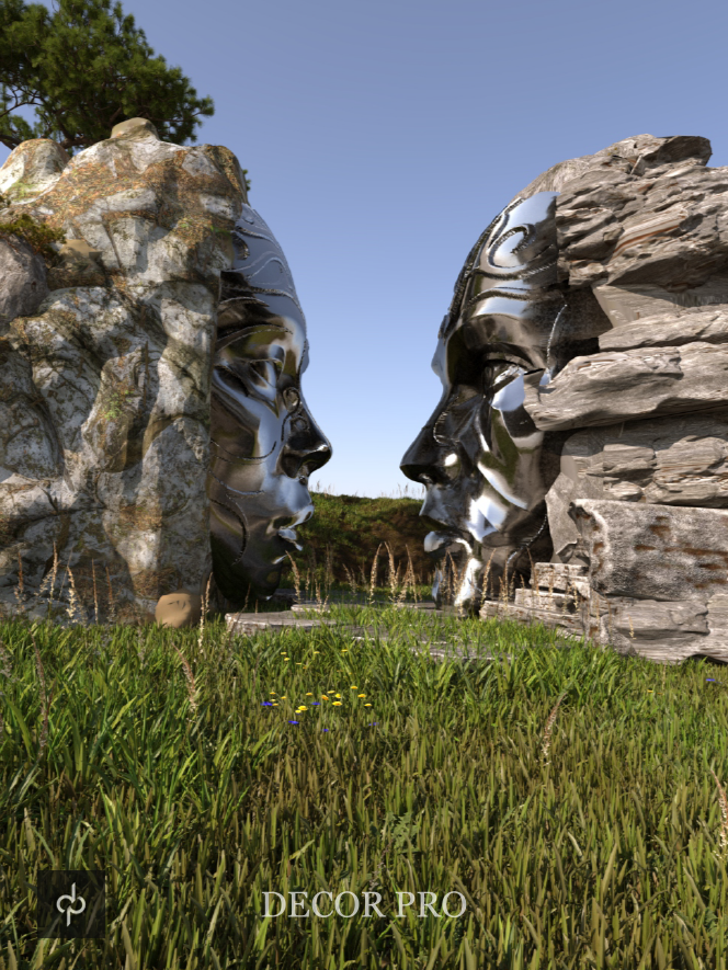 Скульптура металлизированная жидким металлом PRO-METAL 2K Жидкий металл PRO-METAL